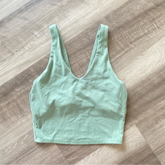 All in motion Sage Green Crop Athletic Tank - Picture 1 of 5